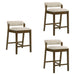 Landyn - 26" Sepia Brown Counter Height Rubberwood Barstool - Simple Home Plus