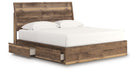 Chirason - Panel Bed With Storage - Simple Home Plus