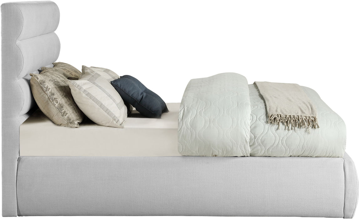 Adam - Linen Fabric Bed With 52" Headboard - Simple Home Plus