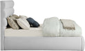Adam - Linen Fabric Bed With 52" Headboard - Simple Home Plus