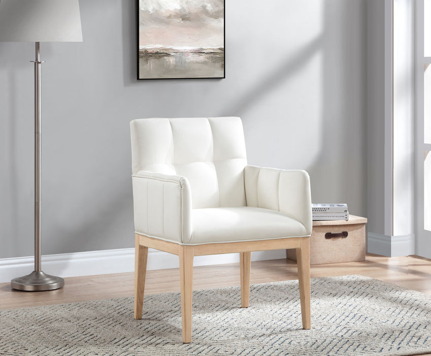 Adrian - Dining Arm Chair (Set of 2) - Light Brown Legs - Simple Home Plus