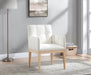 Adrian - Dining Arm Chair (Set of 2) - Light Brown Legs - Simple Home Plus