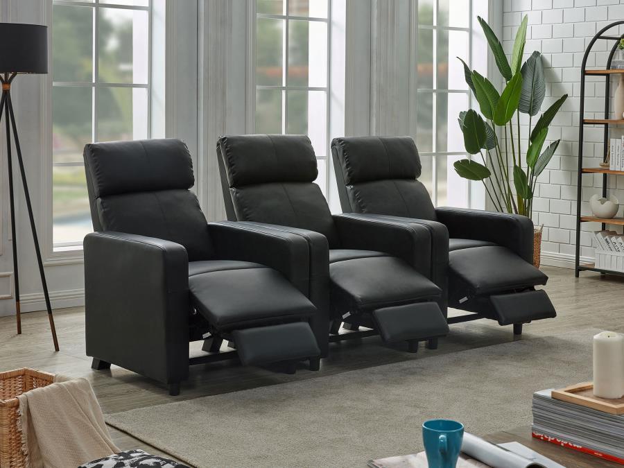 Toohey - Upholstered Tufted Recliner Living Room Set - Simple Home Plus