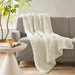 Chunky Double Knit - Handmade Throw - Ivory - Simple Home Plus