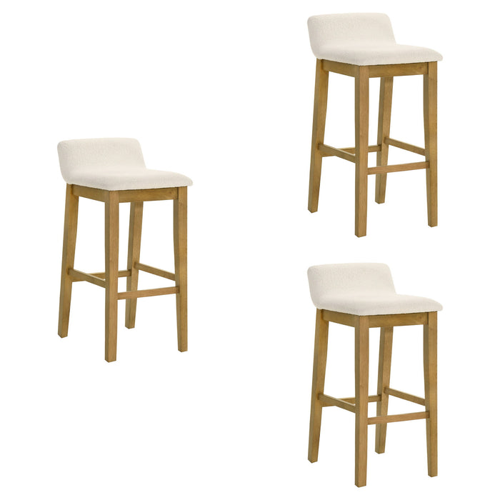 Annikah - Modern Transitional Wood Bar Height Kitchen Bar Stool - Simple Home Plus
