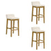 Annikah - Modern Transitional Wood Bar Height Kitchen Bar Stool - Simple Home Plus