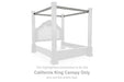 Maylee - California King Canopy - Dark Brown - Simple Home Plus