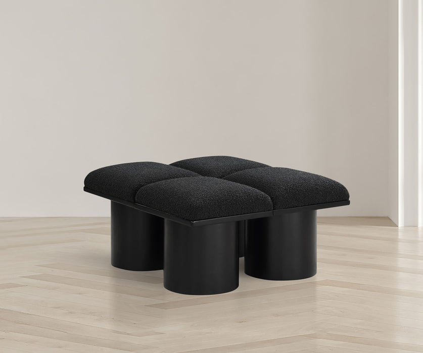 Pavilion - 4 Piece Modular Bench With Black Base - Simple Home Plus