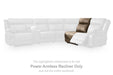Max-Momentum - Power Armless Recliner With Adjustable Headrest - Biscotti - Simple Home Plus