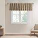 Andora - Embroidered Window Valance - Tan - Simple Home Plus