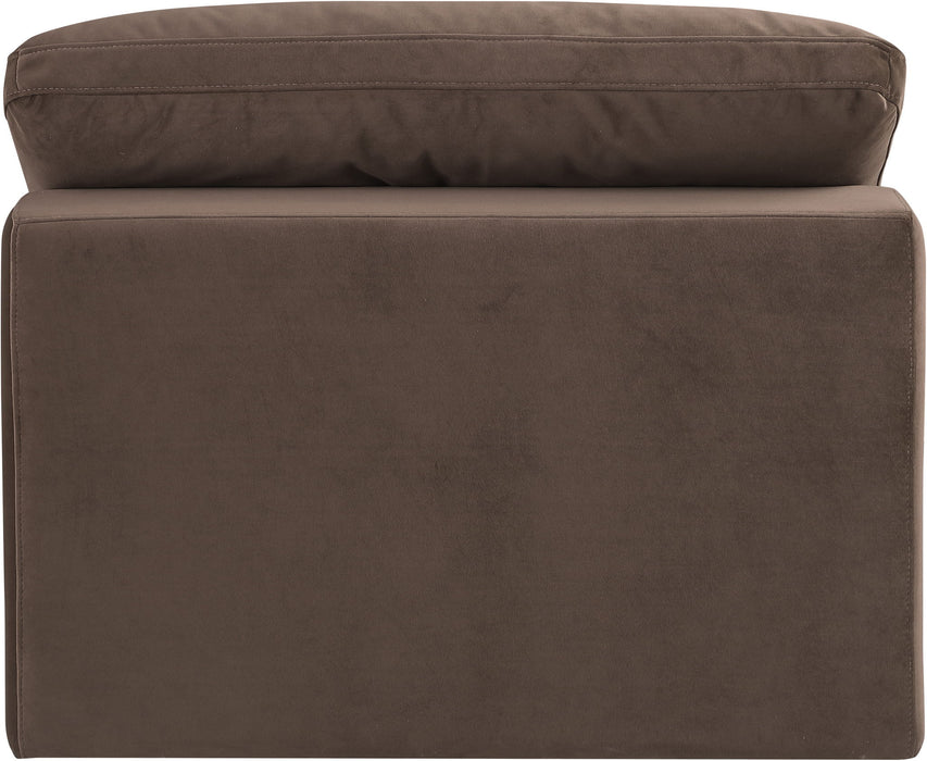 Comfy - Velvet Armless Chair - Simple Home Plus