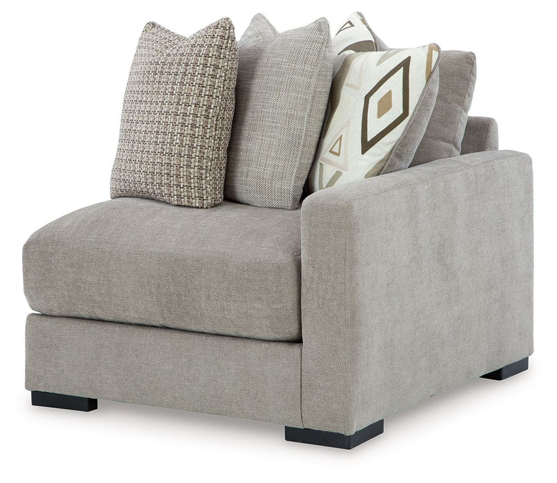 Aslan Court - Raf Corner Chair - Pebble - Simple Home Plus