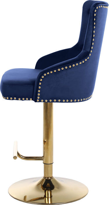 Claude - Adjustable Stool Gold Swivel with Gold Base - Simple Home Plus