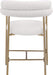 Blake - Counter Stool With Bronze Legs (Set of 2) - Simple Home Plus