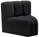 Arc - Velvet Curved Corner Chair - Simple Home Plus