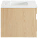 Leonardo - Engineered Stone And Solid Wood 24" Wall Mounted Bathroom Vanity - Simple Home Plus