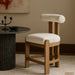 Arienzo - Velvet Upholstered Counter Stool (Set of 2) - Simple Home Plus