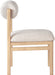 Roundhill - Fabric Dining Chair (Set of 2) - Natural Frame - Simple Home Plus
