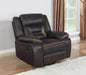 Greer - Upholstered Swivel Glider Recliner Chair - Simple Home Plus
