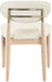 Riccio - Faux Leather Dining Side Chair (Set of 2) - Natural Frame - Simple Home Plus