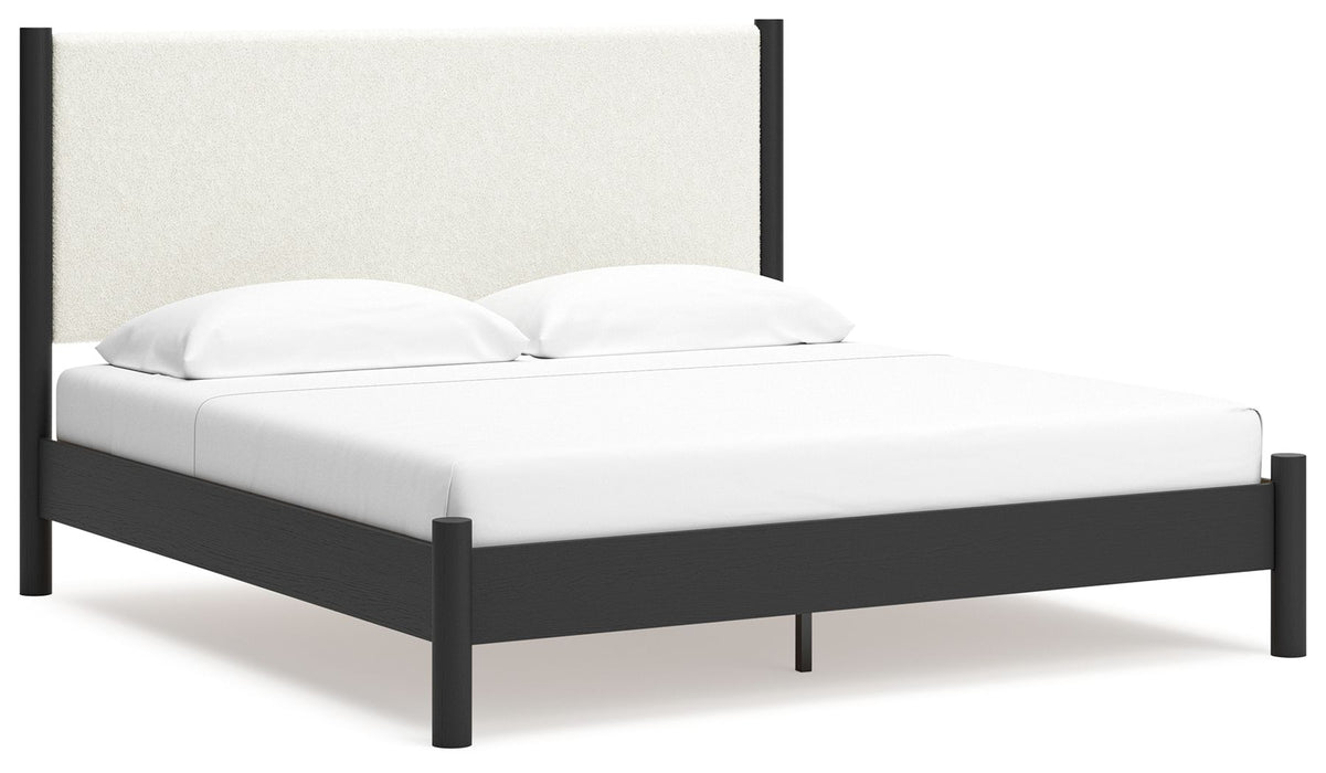 Cadmori - Upholstered Panel Bed - Simple Home Plus