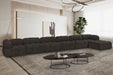 Ames - 7 Piece Boucle Fabric Modular L-Shaped Sectional - Simple Home Plus