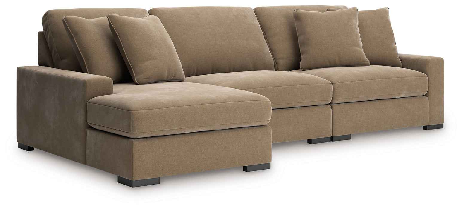 Calden - 3-Piece Sectional With LAF Corner Chaise - Sable - Simple Home Plus