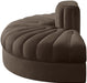 Rummi - Velvet Performance Fabric Upholstered 2 Piece  Rounded Modular Loveseat - Simple Home Plus
