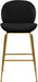 Paris - Stool with Gold Legs (Set of 2) - Simple Home Plus