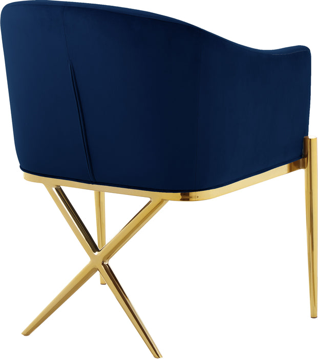 Xavier - Dining Chair with Gold Legs - Simple Home Plus