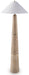 Gasparleigh - Poly Floor Lamp - Brown / Gold Finish - Simple Home Plus