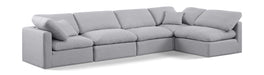 Indulge - Linen 5 Piece Modular Sectional - Simple Home Plus