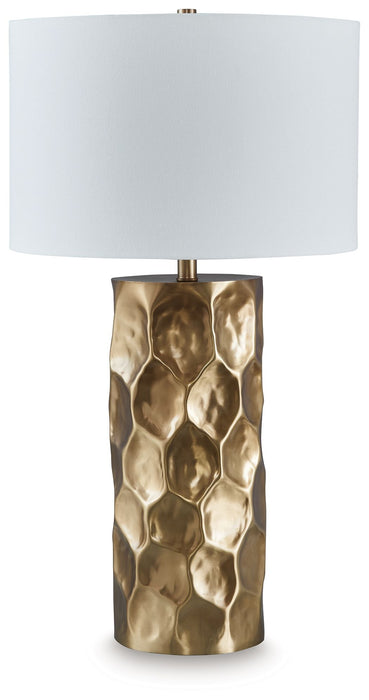 Marshawn - Gold Finish - Metal Table Lamp - Simple Home Plus
