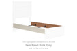 Stelsie - Twin Panel Rails - White - Simple Home Plus