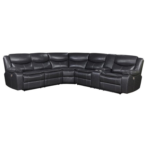 Sycamore - Upholstered Power Reclining Sectional Sofa - Simple Home Plus