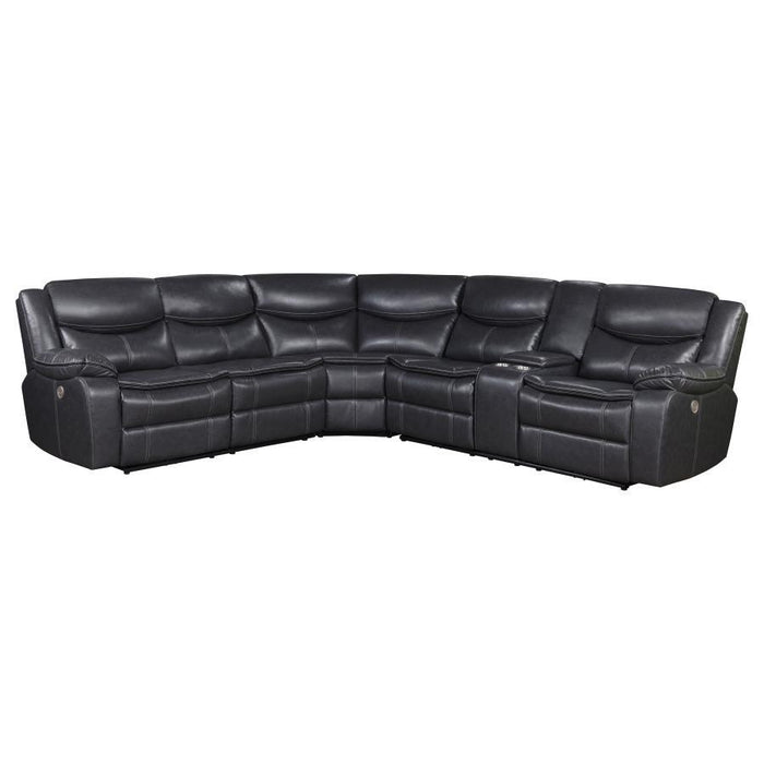 Sycamore - Upholstered Power Reclining Sectional Sofa - Simple Home Plus