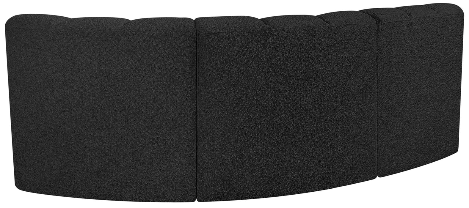 Arc - Boucle Fabric 3 Piece Sofa - Simple Home Plus