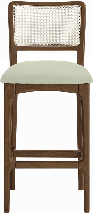 Atrium - Upholstered Bar Stool (Set of 2) - Brushed Brown Frame - Simple Home Plus