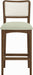 Atrium - Upholstered Bar Stool (Set of 2) - Brushed Brown Frame - Simple Home Plus