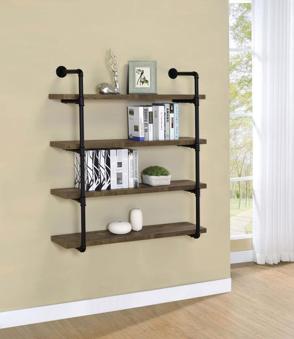 Elmcrest - 4-Shelf Wall Bookshelf - Simple Home Plus