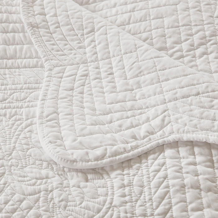 Tuscany - Oversized Quilted - White - Simple Home Plus