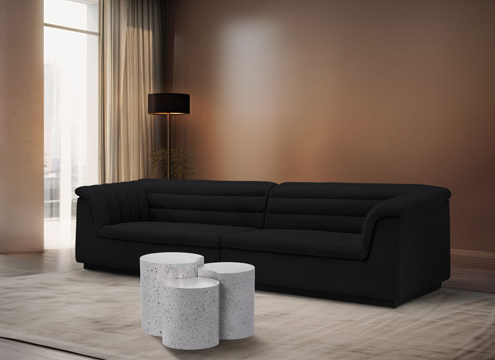 Dimple - 20" 3 Piece Modular End Table - Terazzo Finish - Simple Home Plus