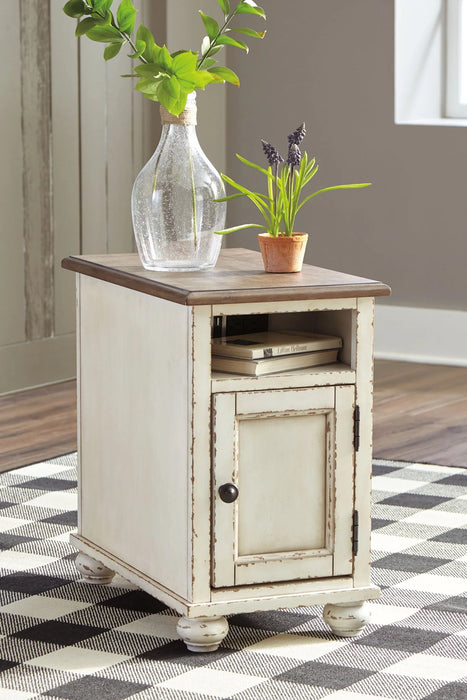 Realyn - Chair Side End Table - AC / USB AS-IS