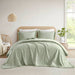 Willow - 3 Piece King Bedspread Set - Sage - Simple Home Plus