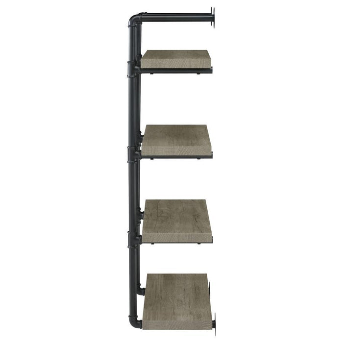Elmcrest - 4-Shelf Wall Bookshelf - Simple Home Plus