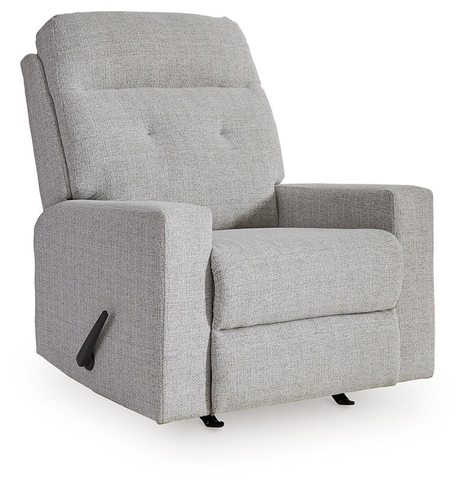 Skillins - Stone - Rocker Recliner - Simple Home Plus