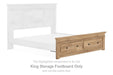 Makidern - King Storage Footboard - Tan - Simple Home Plus