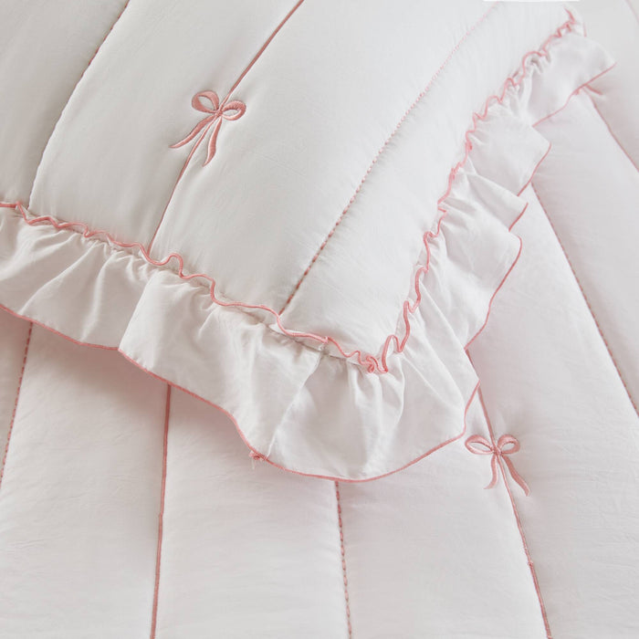 Liv - Quilt Set - Pink - Simple Home Plus