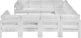 Nizuc - Outdoor Patio 10 Piece Modular Sectional With White Frame - Simple Home Plus