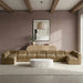 Rummi - Armless Velvet Performance Fabric Upholstered 9 Piece Modular Sectional - Simple Home Plus